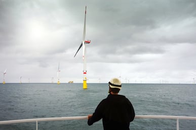 weather factors wind turbine efficiency - in the ocean